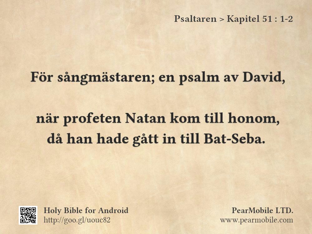 Psaltaren, Kapitel 51:1-2